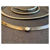 Sterling Silver Bangles - Mixed Bangle Set, 42 g Total