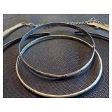 Sterling Silver Bangles - Mixed Bangle Set, 42 g Total