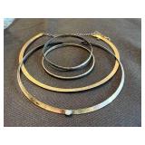 Sterling Silver Bangles - Mixed Bangle Set, 42 g Total