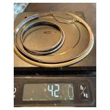 Sterling Silver Bangles - Mixed Bangle Set, 42 g Total