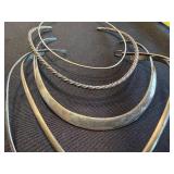 Sterling Silver 925 Bangles & Chains (Lot of 5)