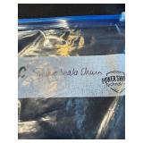 Vintage Geometric Block Necklace - Gold-Tone Snake Chain, 5 Front Blocks