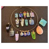 Sterling Pendants - Assorted Glass & Silver Findings