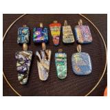 Sterling Pendants - Assorted Glass & Silver Findings