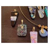 Sterling Pendants - Assorted Glass & Silver Findings