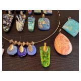 Sterling Pendants - Assorted Glass & Silver Findings
