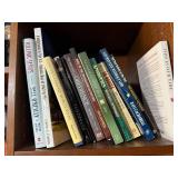 Bible & Theology Book Collection - Assorted Religious Texts on Wood Shelf Bible & Theology Book Collection - Assorted Religious Texts on Wood Shelf