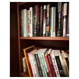 Wood Bookcase Shelving Unit - 79 in tall x 32 in wide x 11 in deep - Brown Finish Wood Bookcase Shelving Unit - 79 in tall x 32 in wide x 11 in deep - Brown Finish