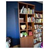 Wood Bookcase with Cabinet Base - 86 in H x 28.5 in W x 15 in D Wood Bookcase with Cabinet Base - 86 in H x 28.5 in W x 15 in D
