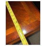 Vintage Writing Desk & Matching Pedestal Cabinet - Dark Wood Finish Vintage Writing Desk & Matching Pedestal Cabinet - Dark Wood Finish