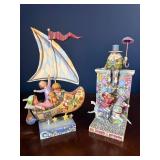 Jim Shore Sailboat Scene & Mr. Dumpty I Presume Figurine Set Jim Shore Sailboat Scene & Mr. Dumpty I Presume Figurine Set