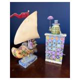 Jim Shore Sailboat Scene & Mr. Dumpty I Presume Figurine Set Jim Shore Sailboat Scene & Mr. Dumpty I Presume Figurine Set