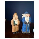 Hand-Carved Wooden Santa Claus Figures (Lot of 5) Hand-Carved Wooden Santa Claus Figures (Lot of 5)