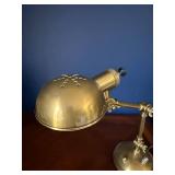 Brass Adjustable Desk Lamp - Vintage Banker/Architect Style Brass Adjustable Desk Lamp - Vintage Banker/Architect Style