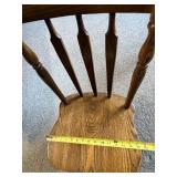 Spindle-Back Dining Chair - Solid Oak Wood Spindle-Back Dining Chair - Solid Oak Wood