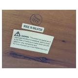 Wooden Dining Table - 48 in L x 28 in W x 29 in H, Rounded Corners Wooden Dining Table - 48 in L x 28 in W x 29 in H, Rounded Corners