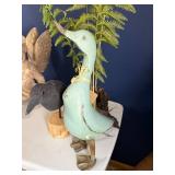 Bird Sculptures - Vintage Metal Garden Decor (Lot of 2) Bird Sculptures - Vintage Metal Garden Decor (Lot of 2)