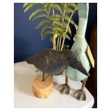 Bird Sculptures - Vintage Metal Garden Decor (Lot of 2) Bird Sculptures - Vintage Metal Garden Decor (Lot of 2)