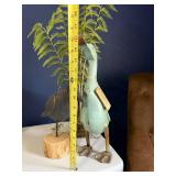 Bird Sculptures - Vintage Metal Garden Decor (Lot of 2) Bird Sculptures - Vintage Metal Garden Decor (Lot of 2)