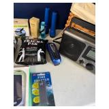 Survival Gear: Trauma Pak w/ QuickClot, Fire Starter, Dizaul Solar Charger, Radio Survival Gear: Trauma Pak w/ QuickClot, Fire Starter, Dizaul Solar Charger, Radio