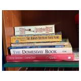 Books - Assorted Mystery & Thriller Collection on Wood Shelf Books - Assorted Mystery & Thriller Collection on Wood Shelf