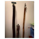 Assorted Leather Belts - Brown & Black, Mixed Widths, Vintage Style Assorted Leather Belts - Brown & Black, Mixed Widths, Vintage Style