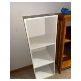 Bookcase - White Tall 4-Shelf, Narrow ~40 in High, ~12 in Deep, Adjustable Shelves Bookcase - White Tall 4-Shelf, Narrow ~40 in High, ~12 in Deep, Adjustable Shelves