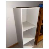 Bookcase - White Tall 4-Shelf, Narrow ~40 in High, ~12 in Deep, Adjustable Shelves Bookcase - White Tall 4-Shelf, Narrow ~40 in High, ~12 in Deep, Adjustable Shelves