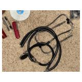 Vintage Stethoscope with Blood Pressure Cuff - Medical Antique Kit Vintage Stethoscope with Blood Pressure Cuff - Medical Antique Kit