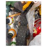 Assorted Christmas Ornaments in Clear Tote - Balls, Snowflakes, Stars & Ribbons Assorted Christmas Ornaments in Clear Tote - Balls, Snowflakes, Stars & Ribbons