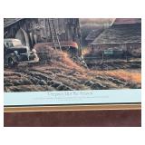 Terry Redlin Prepared For The Season Framed Print - Open Edition - Personally Signed Terry Redlin Prepared For The Season Framed Print - Open Edition - Personally Signed