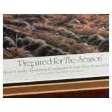 Terry Redlin Prepared For The Season Framed Print - Open Edition - Personally Signed Terry Redlin Prepared For The Season Framed Print - Open Edition - Personally Signed