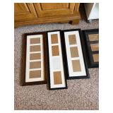 Framed Tan Color Swatches - Set of 4 Frames Framed Tan Color Swatches - Set of 4 Frames