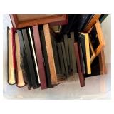 Picture Frames - Assorted Black & Wood Finishes, Mixed Sizes Picture Frames - Assorted Black & Wood Finishes, Mixed Sizes