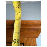 Oak Armoire Cabinet - 2-Piece, Upper & Lower Doors, Paneled Oak Armoire Cabinet - 2-Piece, Upper & Lower Doors, Paneled