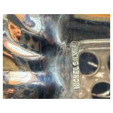 Nickel Silver Oval Tray with Ornate Rim and Dual Handles Nickel Silver Oval Tray with Ornate Rim and Dual Handles