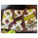 Casserole Travel Bag & Circular Insulated Lunch Bag Casserole Travel Bag & Circular Insulated Lunch Bag