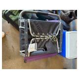 Assorted Outdoor Gear Bundle: Boots, Coleman Cooler, Gas Cylinders