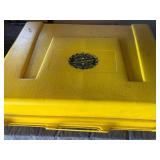 Yellow Car Emergency Kit Box - Jumper Cables & Tire Inflator