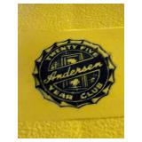 Yellow Car Emergency Kit Box - Jumper Cables & Tire Inflator