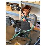 Walker with Seat, Wheelchair & Bedside Commode - Mobility Aids Lot