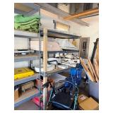 Metal Garage Shelving Unit - 4-Shelf Steel Rack Contents not included