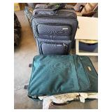Soft-Sided Rolling Suitcases with Linens (Lot of 2)