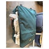 Soft-Sided Rolling Suitcases with Linens (Lot of 2)