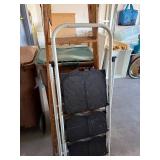 Stapleton 3-Step Folding Step Ladder - White Frame, Non-Slip Treads