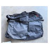 Nova Duffel Bag - Black Nylon, Large Capacity Travel/Gym Bag