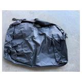 Nova Duffel Bag - Black Nylon, Large Capacity Travel/Gym Bag
