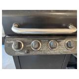 Char-Broil 4-Burner Gas Grill on Wheeled Cart with Side Shelf