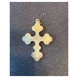 Vintage Cross Pendant Lot 4 Pc Mixed Metal Coptic Style Sterling 925 Vintage Cross Pendant Lot 4 Pc Mixed Metal Coptic Style Sterling 925