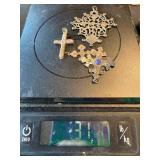 Vintage Cross Pendant Lot 4 Pc Mixed Metal Coptic Style Sterling 925 Vintage Cross Pendant Lot 4 Pc Mixed Metal Coptic Style Sterling 925